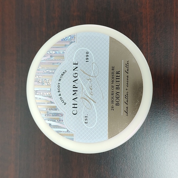 Bath & Body Works 3 Piece "CHAMPAGNE TOAST" Body Care Bundle Gift Set - Picture 3 of 6